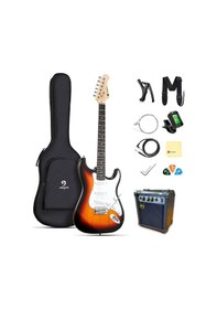 Resim Vangoa Elektro Gitar Seti Sunburst 
