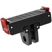 Resim Springsun Osmo 360/actıon 5pro/4/3/2 Uyumlu Çift Tırnaklı Manyetik Hızlı Kurulum Uzatma Bağlantısı - 1/4" Vida Yuva Ve Alüminyum Konstrüksiyon 
