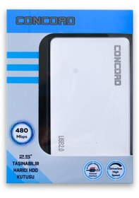 Resim Concord C-854 2.5 Hdd Usb 2.0 Case Beyaz 