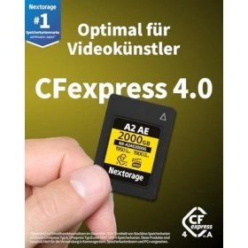 Resim Nextorage Cfexpress 4.0 Tip A Kart 500 Gb, Japon Hafıza Kartı Veri Depolama Cf Express Tip A, Sony Için Kamera Aksesuarları, A2AE NX-A2AE500G 