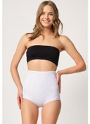 Resim Beyaz Mı Emay 2842 Lazer Dantelli Slip Korse Beyaz 