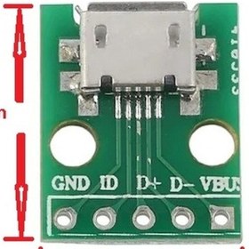 Resim Mikro Usb Dip Dönüştürücü Micro Usb Adaptör 5 Adet 