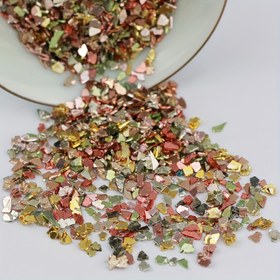 Resim INSOMNIA STAR 12 Renkli 10g AB Kaplama Cam Parçaları - Tırnak Sanatı, DIY El İşleri ve Kart Yapımı için Düzensiz 2/3/4mm Metalik Simler - Canlı Karışım, Scrapbooking Malzemeleri, Çok Renkli Simler 