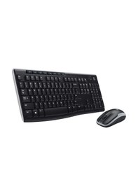 Resim Logıtech Mk270 Siyah Kablosuz Q Klavye Set 