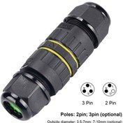 Resim Besthome1 Ip68 Su Geçirmez Bağlantı, Dış Mekan Kablosu Konnektörü, 2pin 3.5-7mm, Pa66 Ve Pirinç, -40 C/+105 C, 17.5a, 450v, Kor 