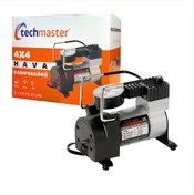 Resim Techmaster Araba Oto Araç Lastik Şişirme Pompası 150 Psi Kompresör Ac-580 