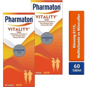 Resim Pharmaton Vitality 2 x 60 Tablet 