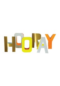 Resim Meri Meri - Hooray Tebrik Kartı 