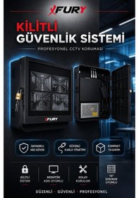 Resim Fury Dvr/nvr Abs Kabinet Cctv Rack 19 '' 42x32x11 Cm 