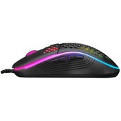 Resim Everest SM-G66 X-HOLE Usb Siyah 7D Optik 8000dpi LED Işıklı Gaming Oyuncu Mouse 