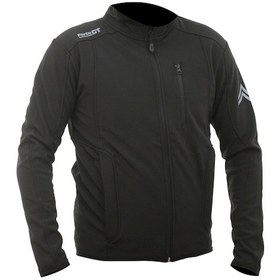 Resim Forte Gt 2004540 Avalon Soft Shell Su Rüzgar Geçirmez Kollu Motosiklet Yelek Siyah 