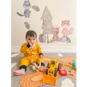 Resim Kidsabu Bebek Unisex Tulum Pijama - Hardal 