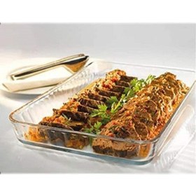 Resim Paşabahçe 159075 2'li Borcam Dikdörtgen Tepsi Beyaz 