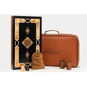 Resim Helena Wood Art Infiniti Siyah Tavla 