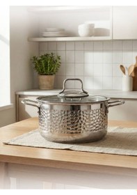 Resim Hascevher Serra 26x16 Tencere Metalik 