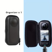 Resim Insta360 X4 Kamera için EVA Koruyucu Saklama Kutusu - Darbeye Dayanıklı Medya Düzenleyici, Montaj Gerektirmez, Siyah Kaplama 