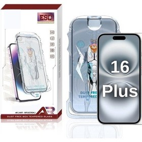 Resim Apple Uyumlu iPhone 16 Plus Ekran Koruyucu Anti Statik Kolay Uygulama Aparatlı 