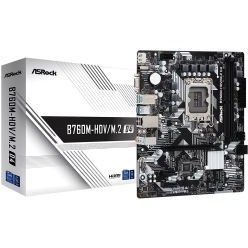 Resim ASROCK B760M-HDV/M.2 DDR4 5333 MHz (OC) LGA1700 mATX Anakart 