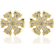 Resim Sembol Gold Kartanesi Altın Küpe Taşlı 