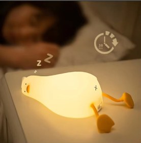 Resim hediyeconcepti Renk Değiştiren Silikon Gece Lambası Şarj Edilebilir Karikatür Çocuklar İçin Masa Lambası 