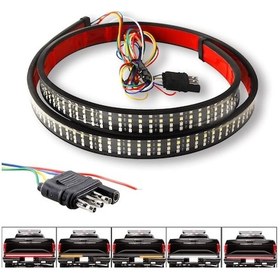 Resim Pick Up Off Road 4x4 Bagaj 4 Sıra Kayan Led Sinyalli 5 Modlu 120cm 