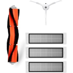 Resim Roborge Xiaomi Vacuum Cleaner (GLOBAL) (SDJQR02RR) Robot Süpürge Uyumlu 5'li Yedek Parça Seti 