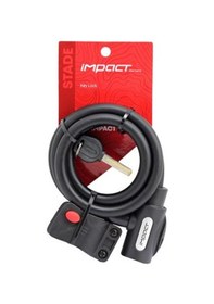 Resim Impact Stade 12x1200 Anahtarlı Bisiklet Kilidi Klt-157 Siyah 