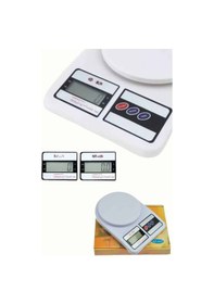 Resim Dijital Hassas 10 Kg Mutfak Terazisi Tartısı Lcd Ekran Mutfak Tartısı Açık Gri 