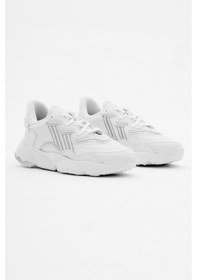 Resim Tonny Black Rahat Kalıp Yüksek Taban Şeritli Bağcıklı Beyaz Cilt Spor Ayakkabı Tb248-0 Beyaz Cilt | Unisex 