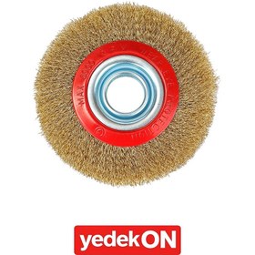 Resim Daire Fırça Sarı Telli 150mm 