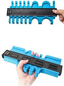 Resim Evvano Büyük Boy Kalıp Çıkarma Kontur Ölçüm Cihazı Ahşap Fayans Şekillendirme Kalıbı 24 Cm 