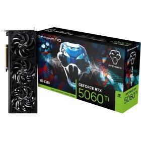 Resim Gainward Geforce RTX5060TI Python Iıı 16GB Gddr7 128BIT Gaming (Oyuncu) Ekran Kartı 