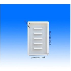 Resim Willowhaven M Sku Dayanıklı Beyaz Plastik Drenaj Kapak Kalıbı Entegre Izgara Dıy Ev Geliştirme 