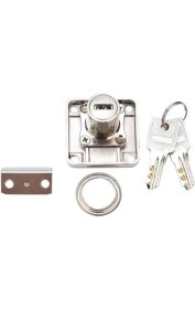 Resim AyrStore Metal Kare Dolap Çekmece Kilidi,yedek Anahtarlı Çekmece Dolap Kilidi (1) 