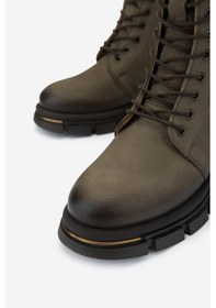 Resim Valmenti Kadın Hakiki Deri Yeşil Casual Bot 599 05 Bn Bot Sk24-25 Hakı Nbk Yeşil 