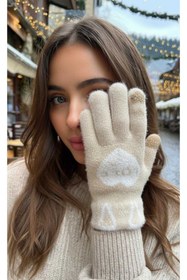 Resim LAGRANZE Angora Love Kadin Eldiven 