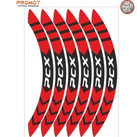 Resim Rebon Moto Design Motosiklet Jant Şeridi Honda Pcx Uyumlu 12 