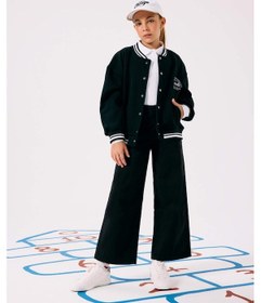 Resim Defacto Kız Çocuk Wide Leg Geniş Paça Pamuklu Okul Pantolonu E6188a825aubk27 Siyah 