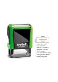 Resim Trodat 4910 - İsim-ünvan Kaşesi Siyah N11.11524 