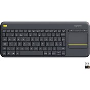 Resim Logitech K400 Plus Dokunmatik Yüzeyli USB Bağlantılı Türkçe Q TV Klavyesi - Siyah Logitech K400 Plus Dokunmatik Yüzeyli USB Bağlantılı Türkçe Q TV Klavyesi - Siyah