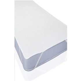 Resim Divanev Alez Çift Kişilik 160x200 Cm Pamuk Sıvı Geçirmez Köşe Lastikli Beyaz Beyaz 