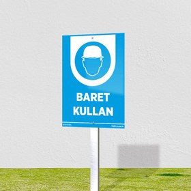 Resim Baret Kullan Levhası - 40x60 cm / Dekota 