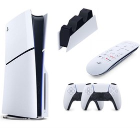 Resim Sony Playstation 5 Slim CD'Li 1 TB İthalatçı Garanti + 2 Kol + Şarj İstasyonu + Kumanda 