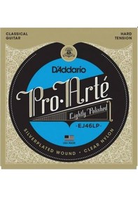 Resim D'addario Ej46lp Pro-arte Recording Klasik Gitar Tel Seti Sert/hard Tansiyon Hafif Cilalı Sargı İle Minimum Parmak Gürültüsü, Kayıt İçin İdeal Pürüzsüz Yüzey 