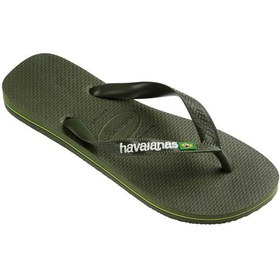 Resim Havaianas HAVAIANAS Brasil Logo Green Terlik 4110850-3058 Yeşil 