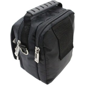 Resim Seventeen 3460-26 Keten Kumaş Küçük Boy El Ve Omuz Askılı Erkek Çanta Siyah 