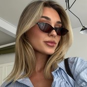 Resim 1 adet Chic 2025 Kadın Küçük Çerçeve Oval Moda Gözlükleri - Kedi Gözü Stili, Plastik Çerçeve, AC Lens, Dekoratif, Günlük Giyim, İş, Rahat Hediye, Anneler Günü Hediyesi 