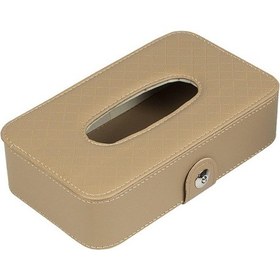 Resim Suntek Pu Araba Güneşlik Doku Kutusu Su Kayış-tokası-bej 