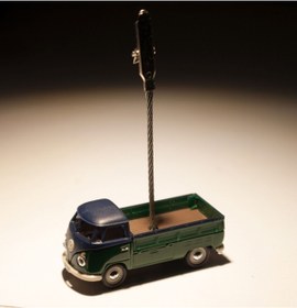 Resim Cararama Diecast Model Arabalı Kağıt Not Kart Ve Kartvizit Tutucu, 1/72 Ölçekli 