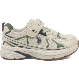 Resim U.s. Polo Assn. Sette Jr Bej Erkek Çocuk Spor Ayakkabı 